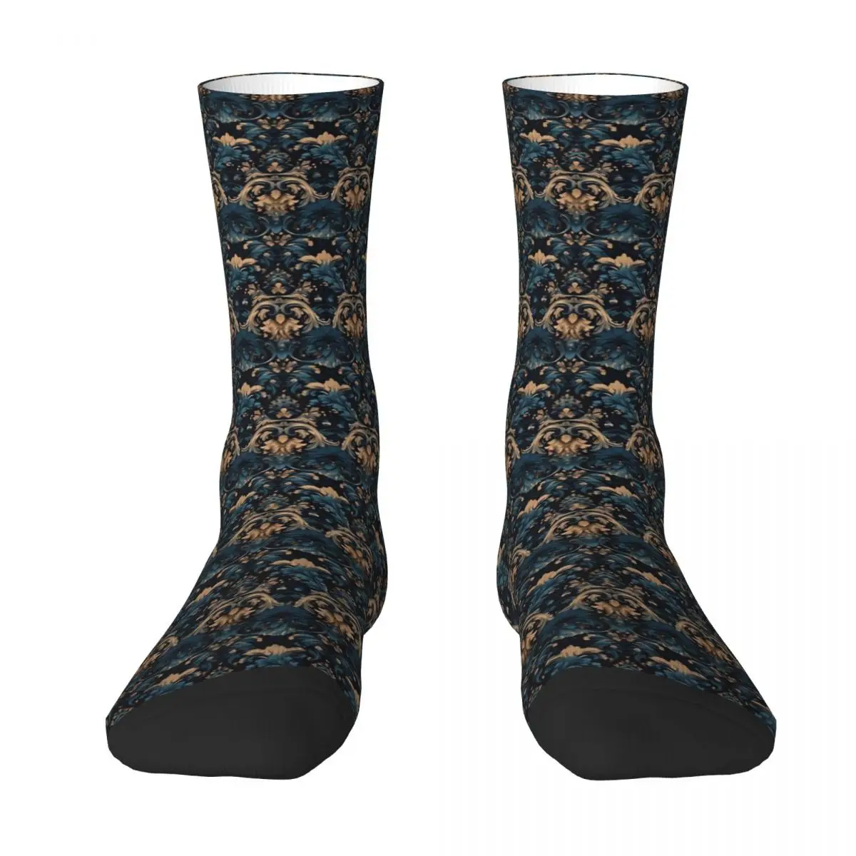 Baroque Print Stockings Retro Tribal Design Kawaii Socks Autumn Anti Skid Socks Women Men Climbing Quality Socks