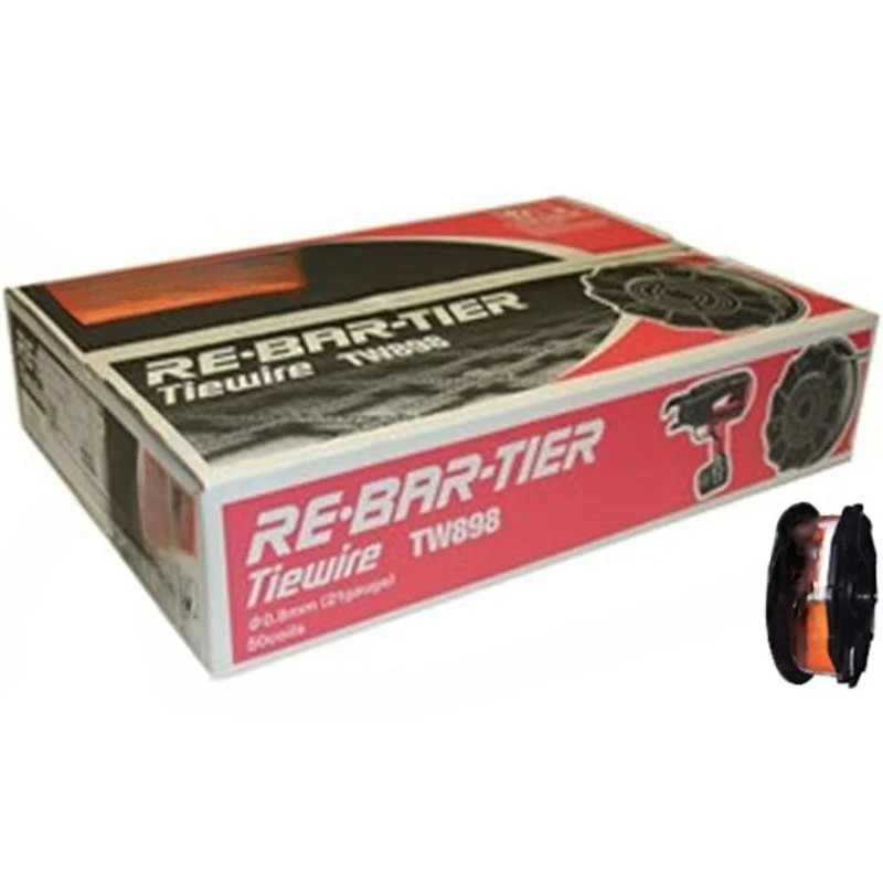 لفة سلك ربط حديد التسليح TW898 - عبوة من 50 قطعة