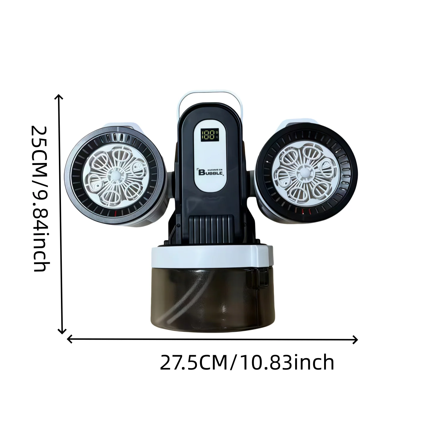 2026 Upgraded Bubble Machine for Kids - Remote Control Auto Rotation Rgb Lights, 1800Mah Type-C Rechargeable, Perfect for Parties