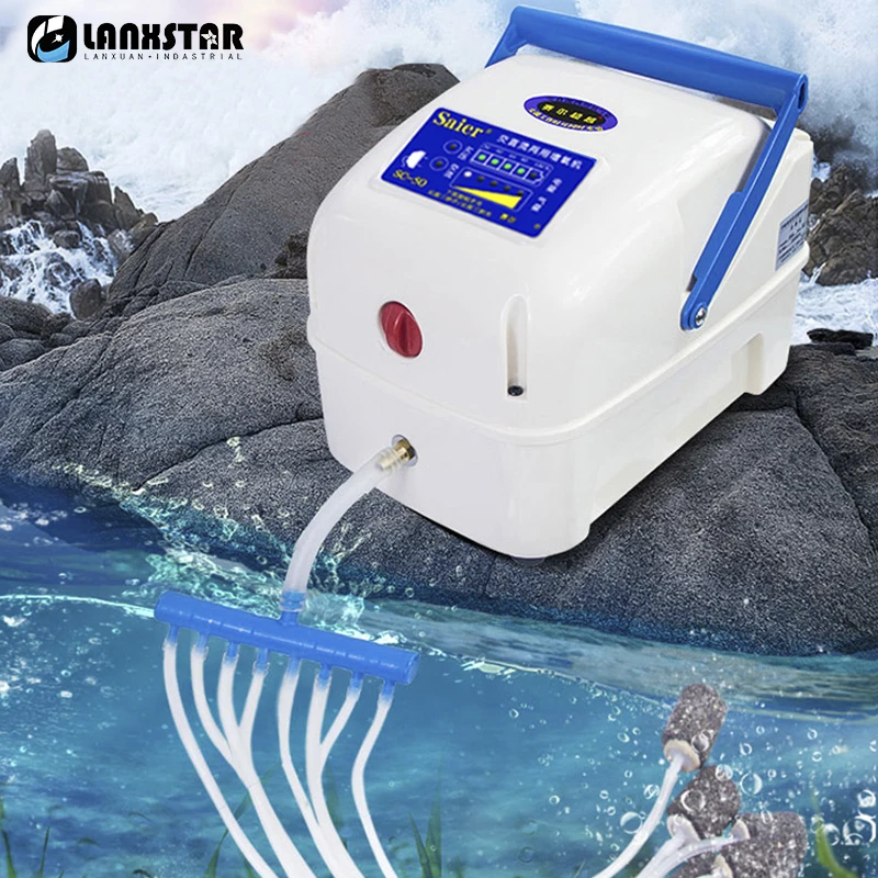 

High Power 20W 25W 40W 60W Aquarium Fish Tank Oxygen Air Pump Fish Aquarium Air Compressor Oxygen-Increasing Pump Rechargeable