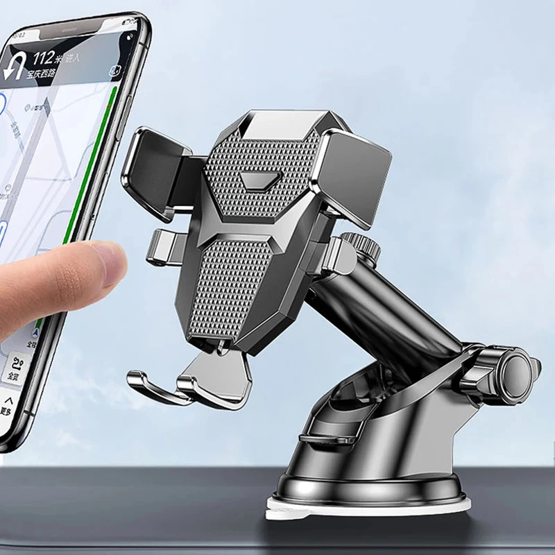 Suporte de telefone com ventosa para carro, suporte portátil para telefone, braço de extensão, suporte para celular para iphone 16 xiaomi huawei samsung