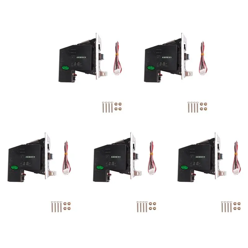 Efficient 5X Multi Coin Acceptor Selector For Mechanism Vending Machine Mech Arcade Game