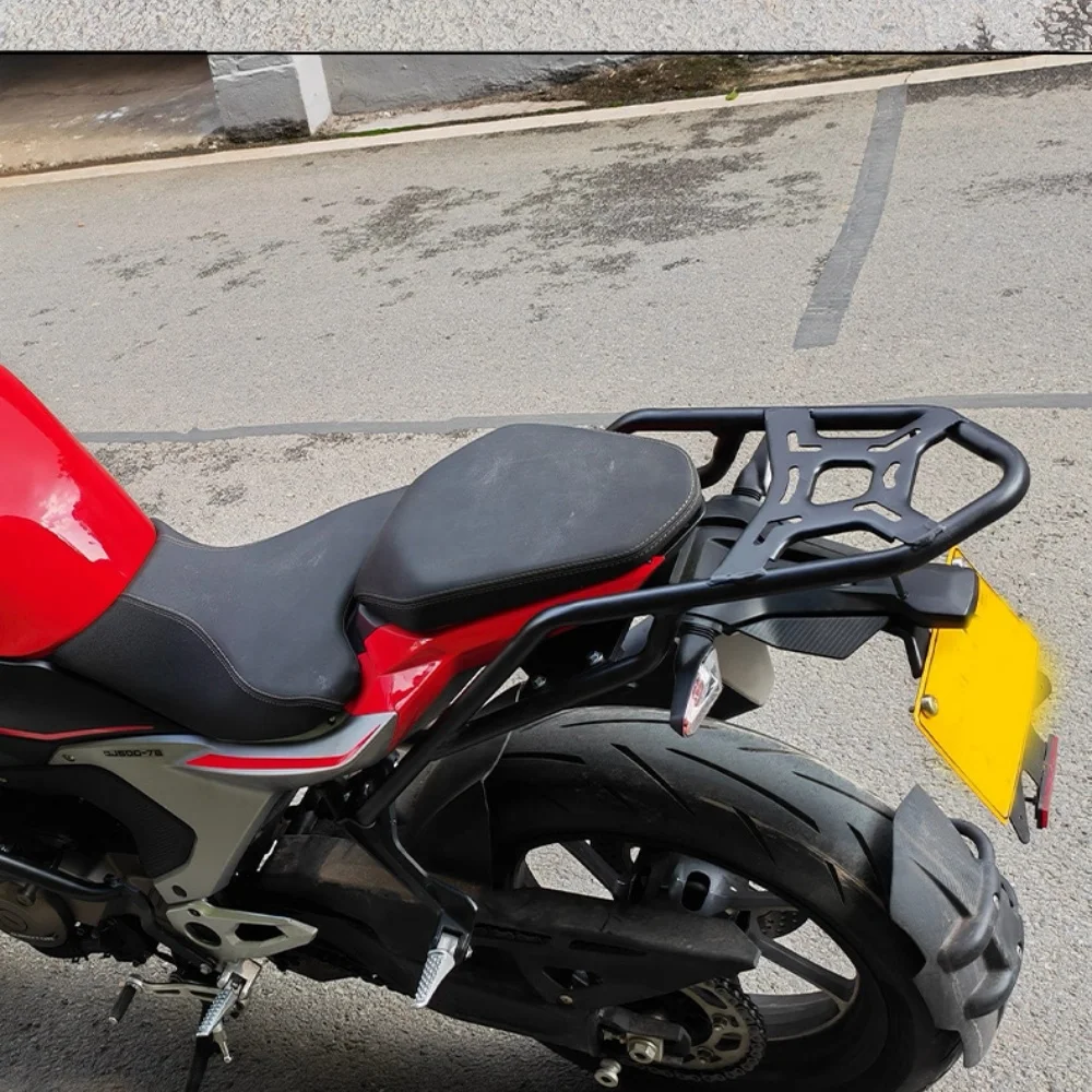 For QJMOTOR SRK550 modified with accessory rear luggage rack, QJ500-7B cargo rack for the rear shelf, waterproof trunk rack
