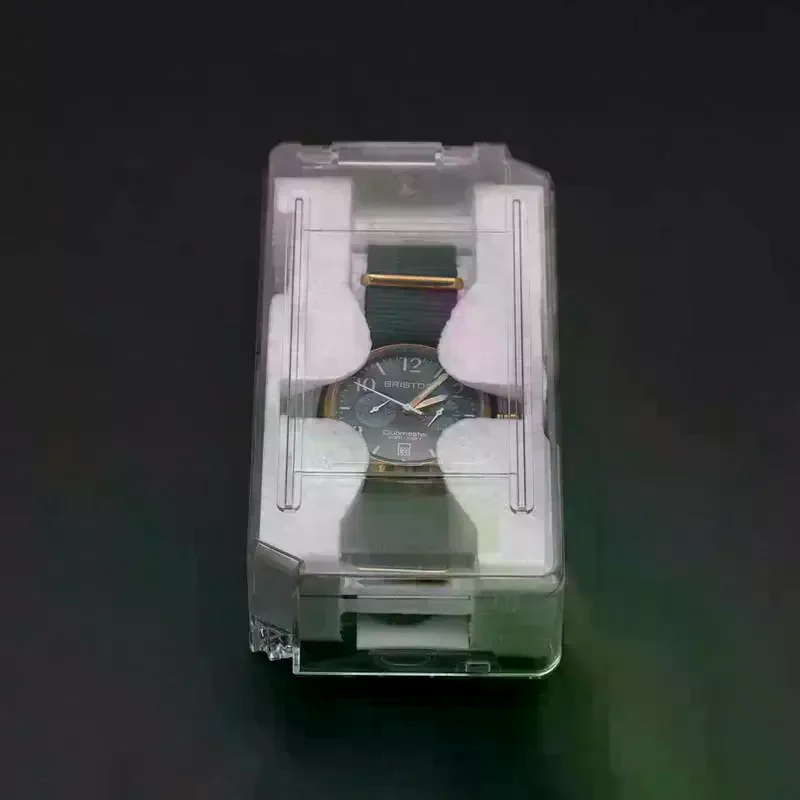 Universal Jewelry Storage Box Watch Box Men Watch Box Vintage Transparent Single Grid Watch Box Christmas Gift Boxes