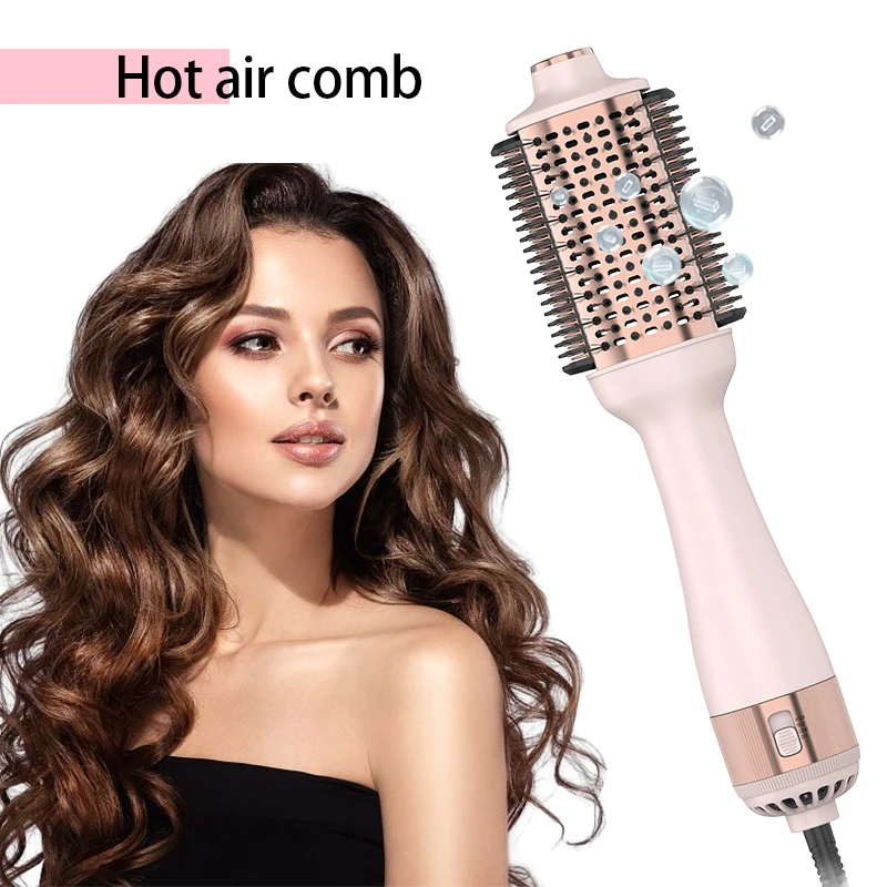 SMET PTC Heater Negative Ion One Step 360 Wave Brush 3 in 1 Styling Tools SmoothStyle Heated Comb Blow Dryer Brush