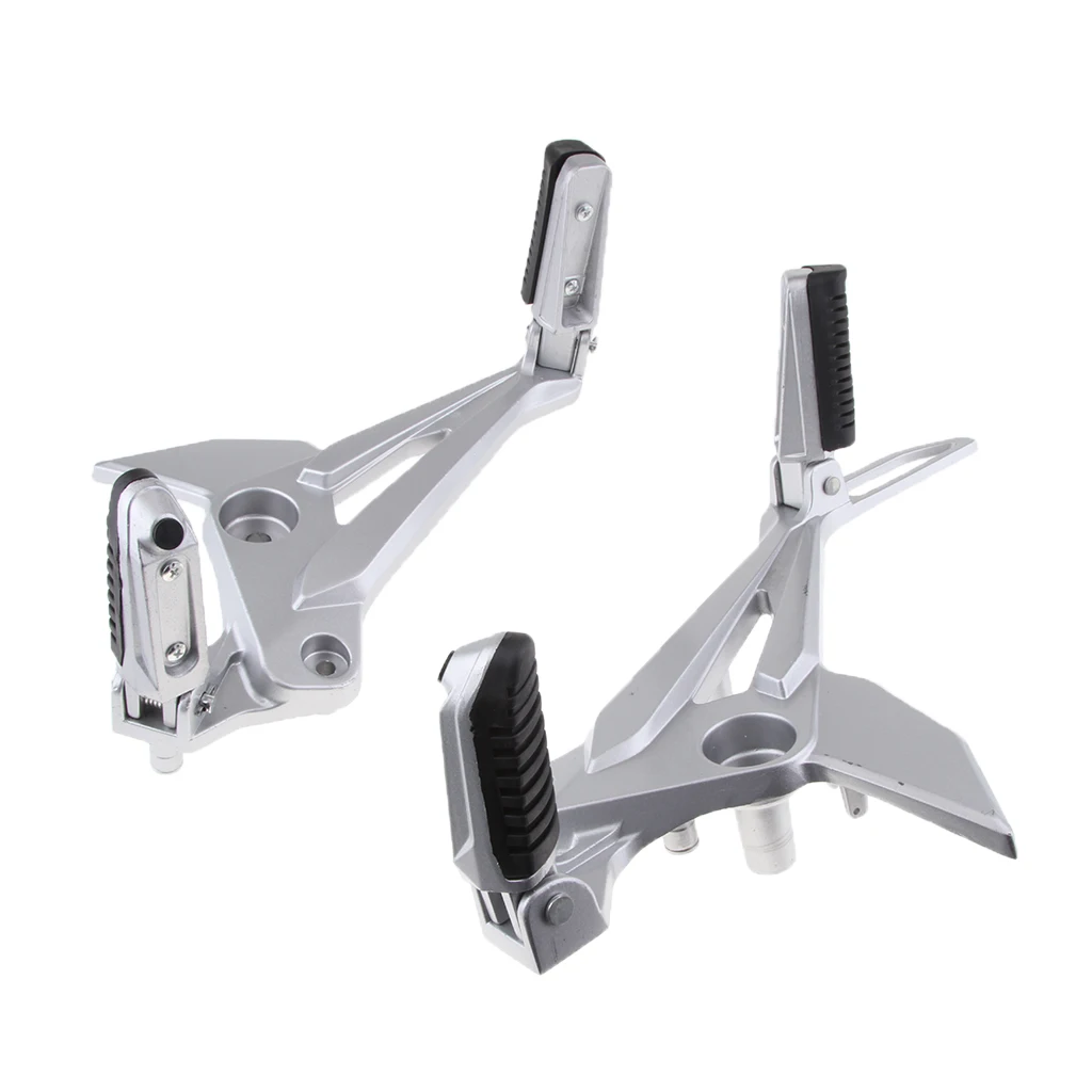 2 Piece Left Right Footrest Footpegs Pedals Motorcycle Metal Durable Foot Pedal for Honda Grom MSX125