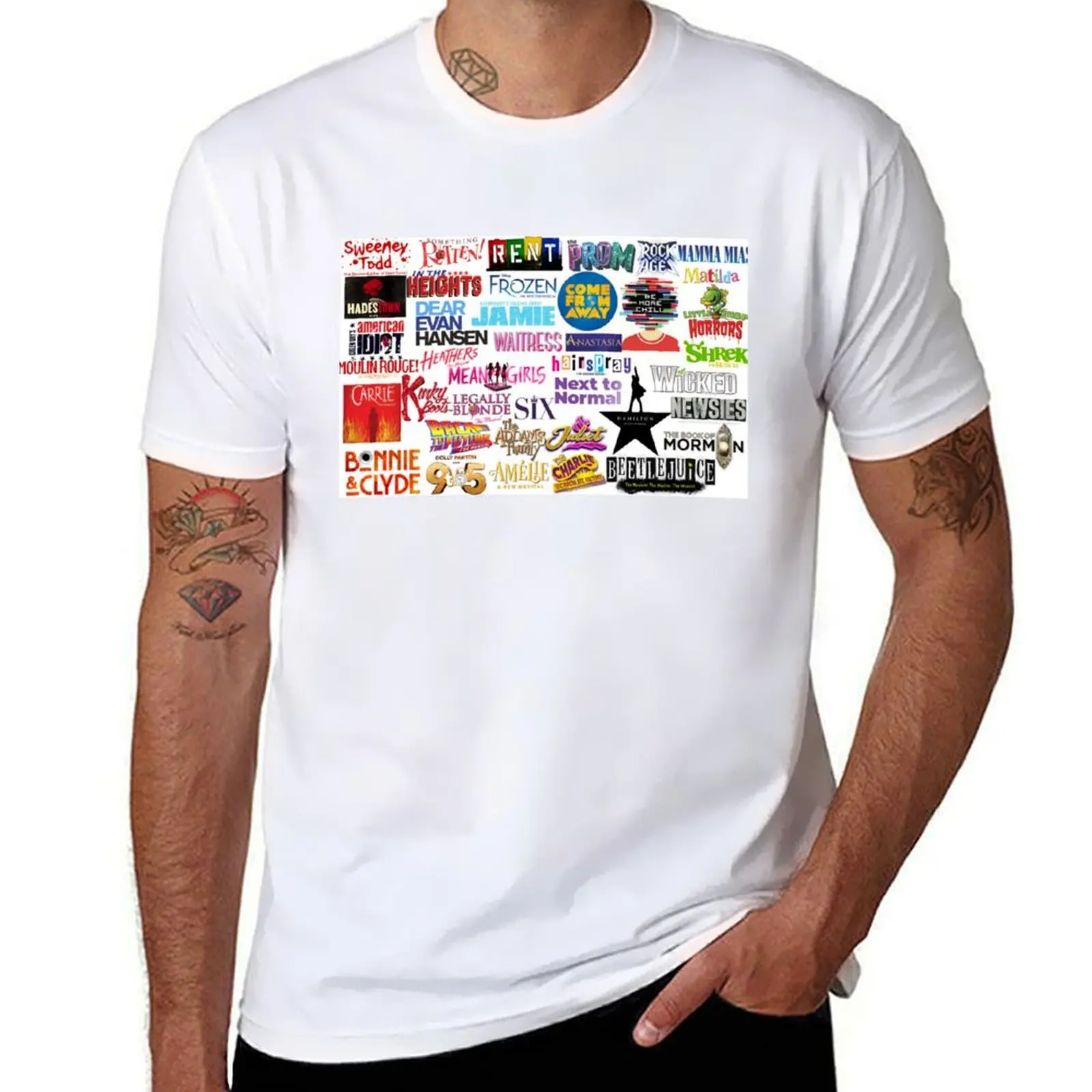 

Ultimate Modern Musical Theatre Medley T-Shirt vintage clothes plus size tops vintage t shirts blanks mens designer t shirt