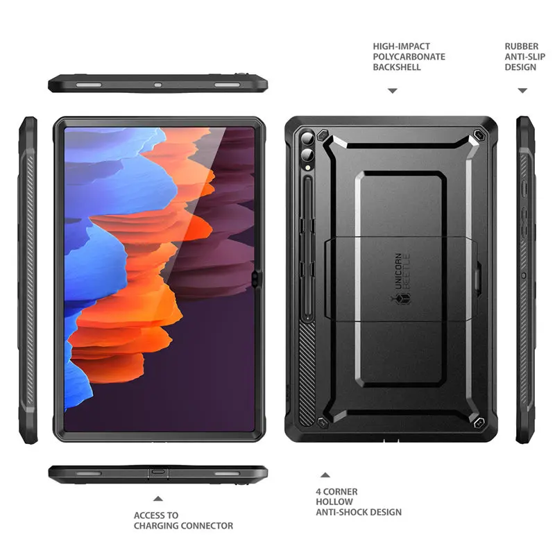 For Samsung Galaxy Tab S9 Ultra / Tab S8 Ultra Case (2022/2023) SUPCASE UB Pro with Built-in Screen Protector