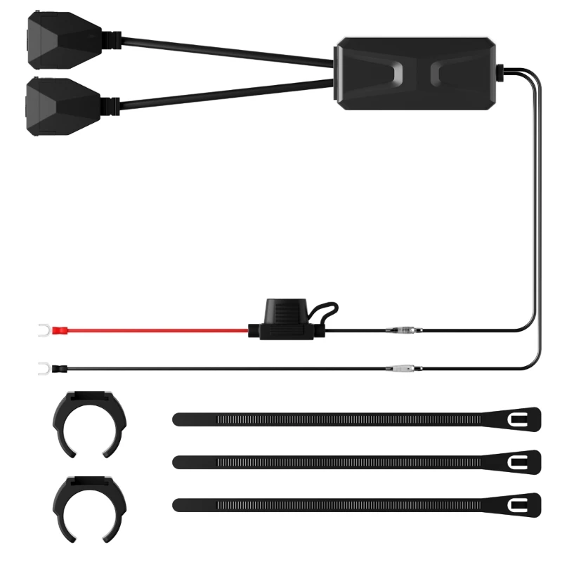 Quick Charges Motorcycle Double USB Charges Multifunction Smartphone Charges