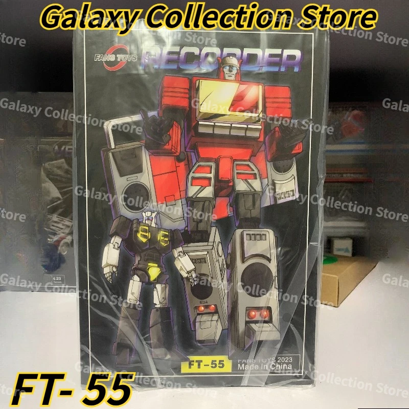 

In Stock Original Transformed Toy FT Recorder FT-55 FT55 Rhino FansToys Action Doll Collection Gift Action Toy Figures
