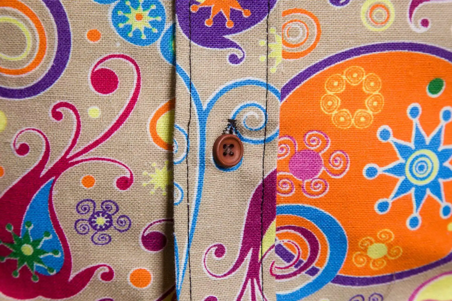 قميص رجالي بأكمام طويلة وأزرار ، كتان أنيق ، نمط إافريقي ، مطبوع تقليدي ، حفلة