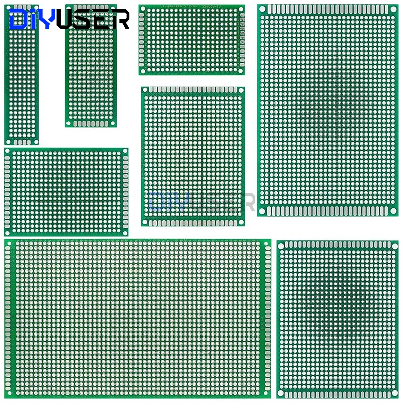 9x15 8x12 7x9 6x8 5x7 4x6 3x7 2x8 cm Double Side Prototype Diy Universal Printed Circuit PCB Board Protoboard For Arduino