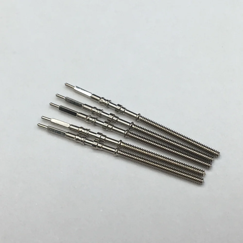 5pcs NH35 NH36A Winding Stem Modification Replacement Parts Genuine Spare Stem Suit for NH35A Automatic Mechanical Movement