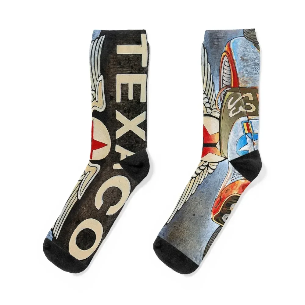 

Texaco Motor Oil & Gasoline Socks aesthetic moving stockings gifts Socks For Man Women's