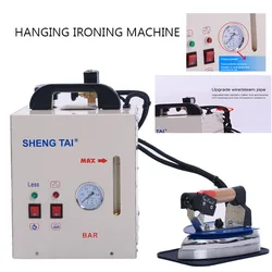 Industry Iron Pressure Steam Electric Iron Super Hanging Bottle Full Steam Iron Boiler Ironing Machine Hanging Ironing Machine