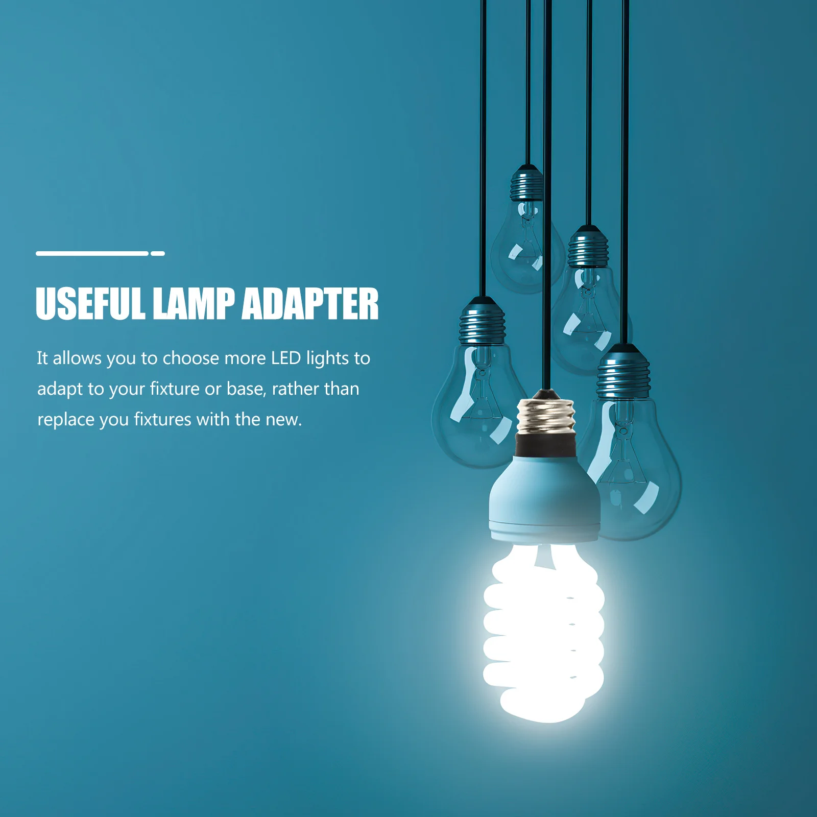 

5pcs E17 to E14 Lamp Holder Converter Adapter Base Bulb Socket LED Light Copper Safe Durable Daily Use Fixtures