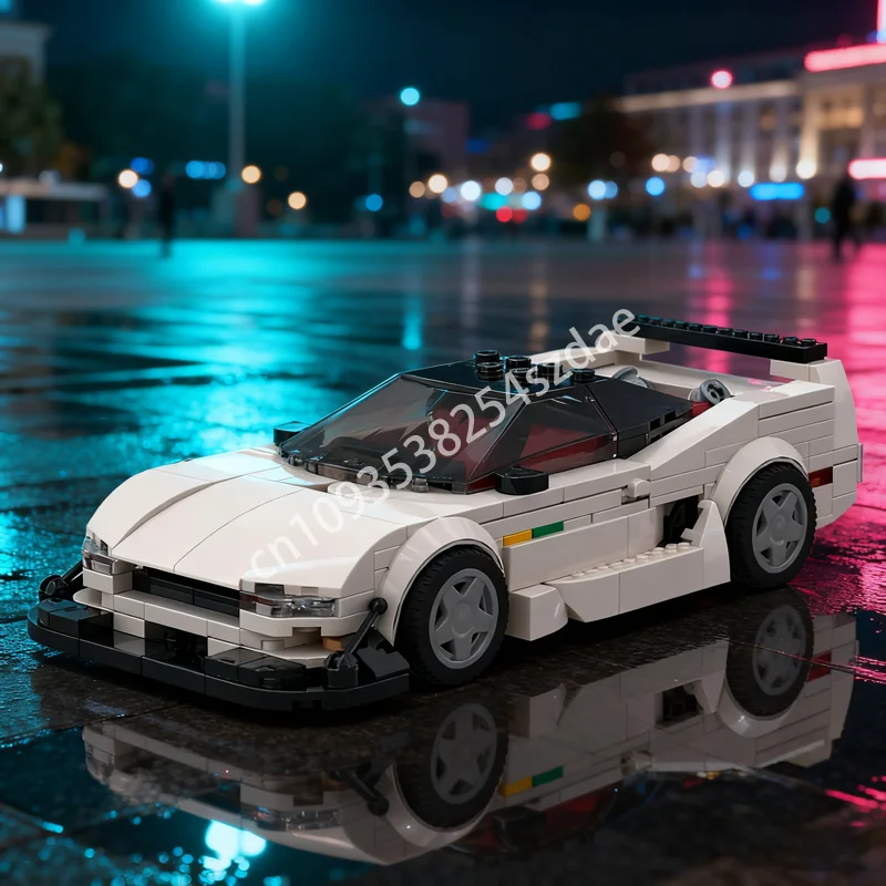 

317 шт. MOC Jp Cars NSX Custom City Champions Модель Строительные блоки Сборка Рождественские подарки DIY Творческая идея Кирпичная игрушка Дети