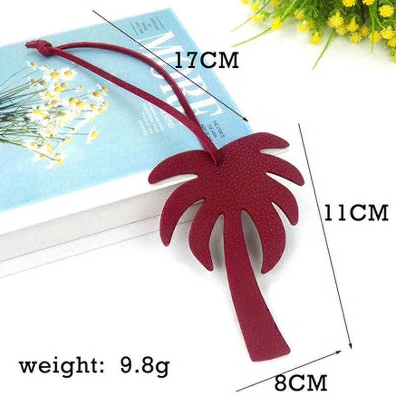 PU Leather Coconut Tree Bag Pendant Keychain Fashion Women Handbag Accessories Gift