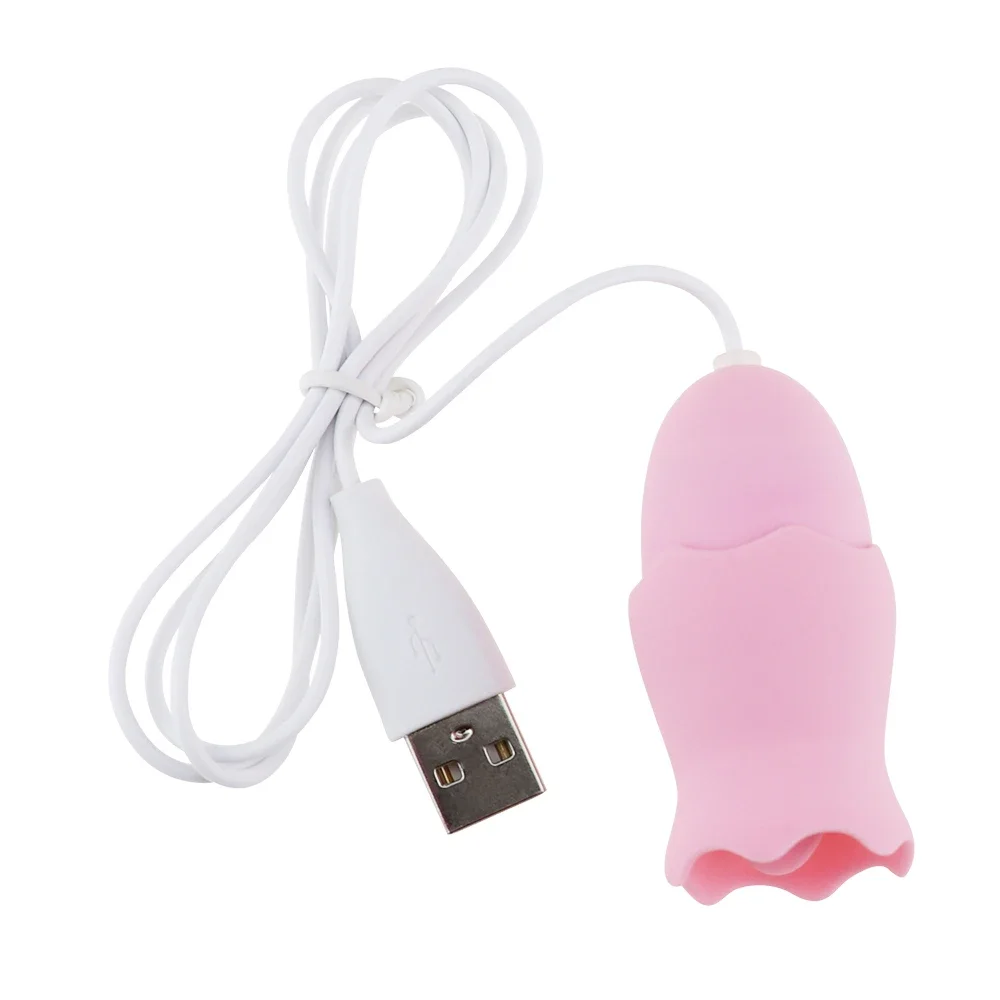 Multi-speed Tongue Oral Licking Vibrator USB Vibrating Egg G-spot Vagina Massage Clitoris Stimulator Sex Toys for Women Sex Shop