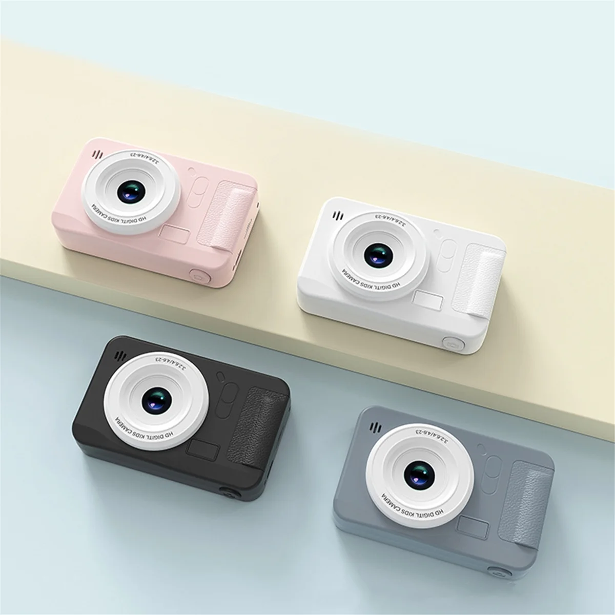 Fotocamera digitale 4K Fotografia ad alta definizione CCD Viaggio Selfie Entry-Level Piccoli studenti Campus Selfie Camera Nero