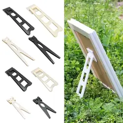 Plastic Picture Photo Frame Mirror Art Work Display Easel Back Board Backboard Holder Pedestal Bracket Stand Up Leg Support