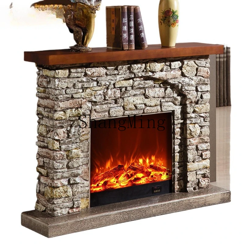 

ZYY ретро-имитация камня, камин 1,2/1 3/1,42/1,5 м, имитация пламени, нагревательный сердечник печи