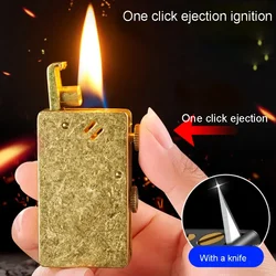 Multifunctional Metal Windproof Kerosene Lighter, Oil Gasoline, Retro Petroleum Lighters, Smoking Accessories, Gadgets for Men