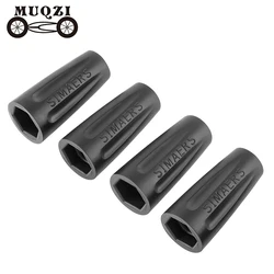 MUQZI 4pcs Bike Hydraulic Disc Brake Hose Screws Protective Dust Cover Bicycle Brake Hose Dustproof Protection Rubber Sleeve
