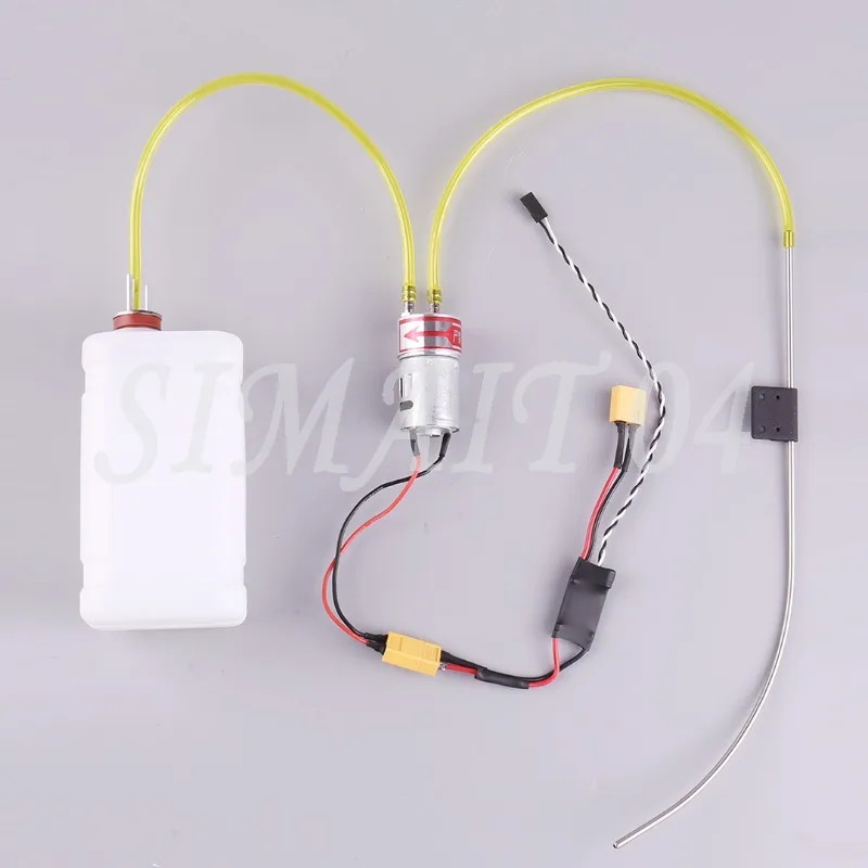 Aircraft Model Aircraft Fixed-wing Drone Turbojet Smoke Steel Pipe System, Fuel Tank Pump  Engine Smoke