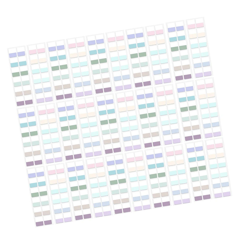 

240pcs Sticky Index Tabs Page Markers Labels Book Annotation Tabs For Notebooks Bible Binder File Folder Planner Journaling