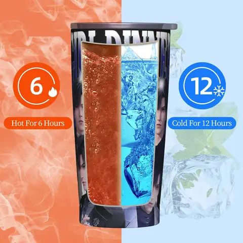 20 औंस थर्मल पानी की बोतल, ठंडा और गर्म पानी की बोतल, पानी, चाय, कॉफी के लिए थर्मस, वैक्यूम फ्लास्क, स्टेनलेस स्टील थर्मस बोतल 10 best sales 20 औंस का गिलास - №4