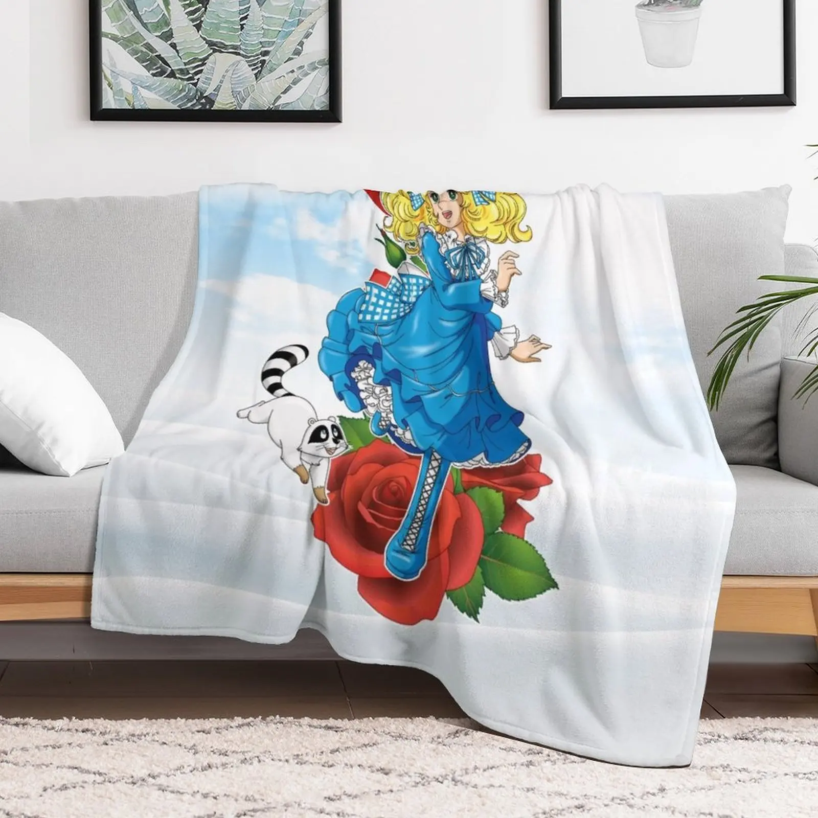 Candy & Klin (Winter edit.) Throw Blanket Luxury Sofa Furrys Luxury Designer Blankets