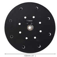 ATPRO Automotive Electric Sander 6-inch 17-hole Tray Compatible with Festo Polisher Flocked Self-adhesive Base Tray