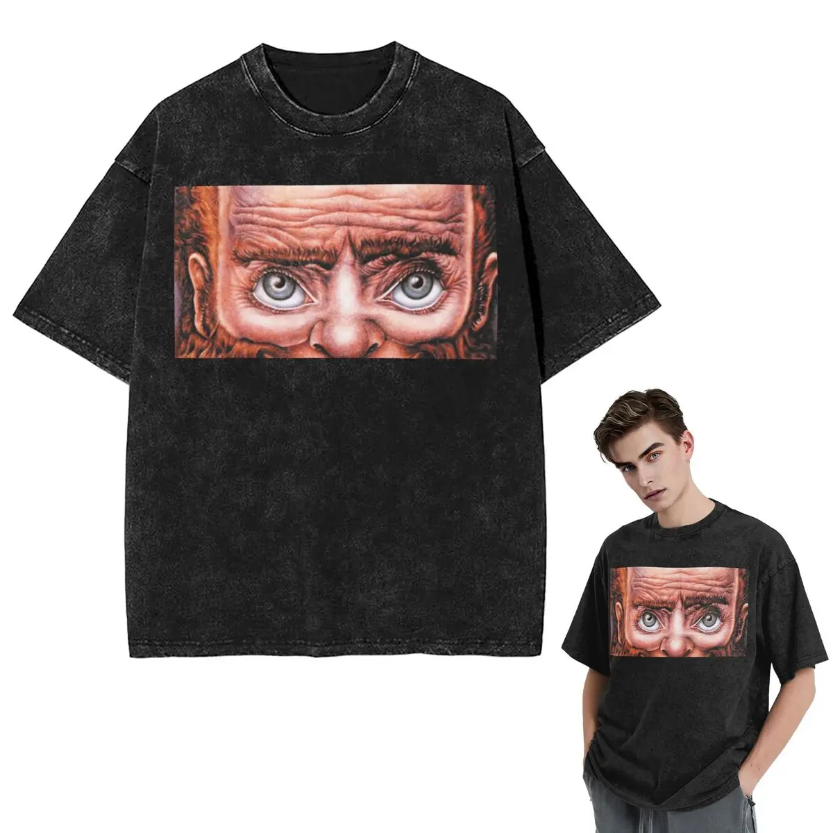 

Streetwear T-Shirts Gentle Giant Logo Washed T Shirt Short Sleeve Hip Hop T-Shirt Tops Tees for Men Women