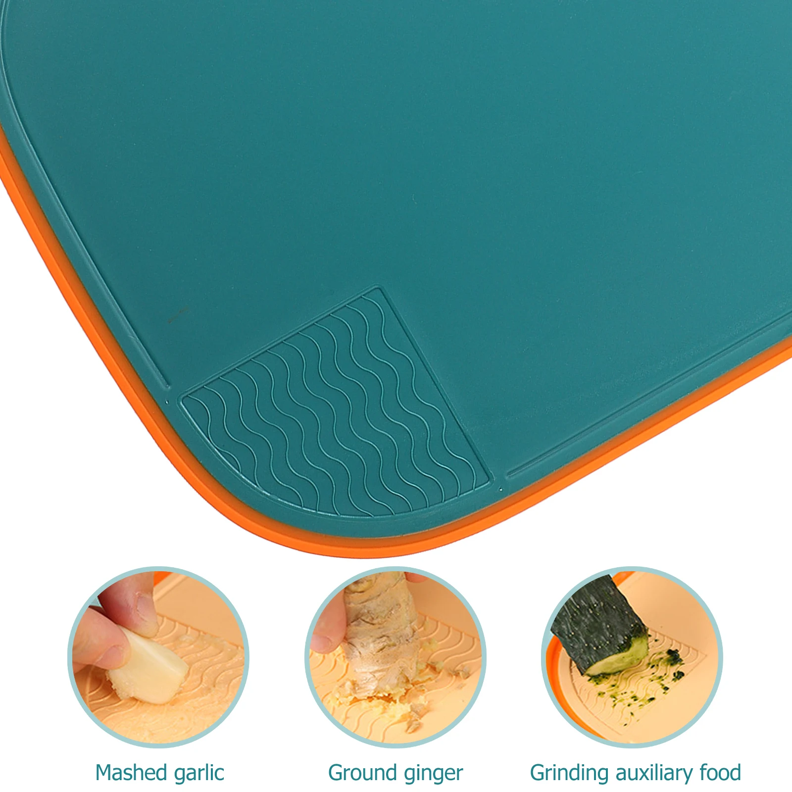 

Double Sided Meat Cutting Board Wear Resistant Plastic Kitchen Chopping Board Practical Kitchen Supply Meat Cutting Plate