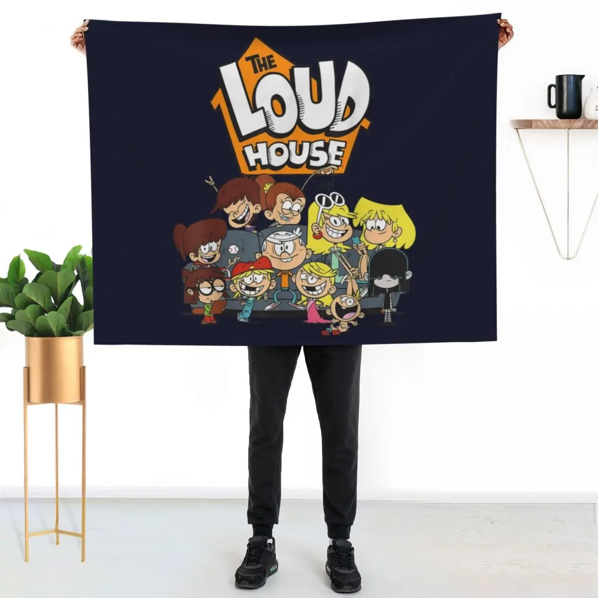 

Nickelodeon The Loud House Character Throw Blanket Stain Resistant Cozy Warm Blanket