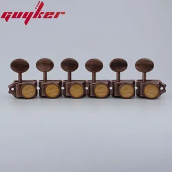 GUYKER Bronze Vintage Lock String Tuners Electric Guitar Machine Heads Tuners For ST TL Guitar Tuning Pegs