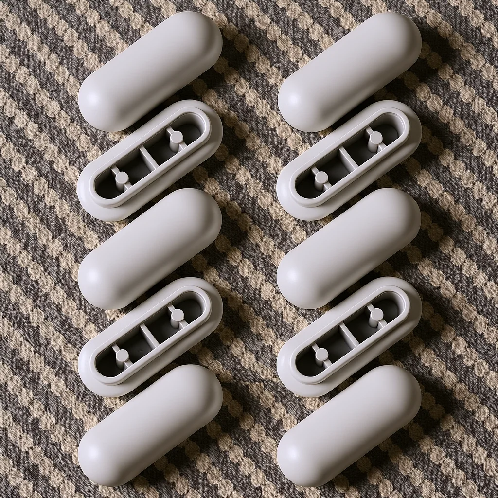 

10pcs Toilet Seat Bumpers Self-Adhesive Pads Anti-Slip Gasket For Bidet Durable Cushioning Mat Sturdy Toilet Seat Gasket Noise