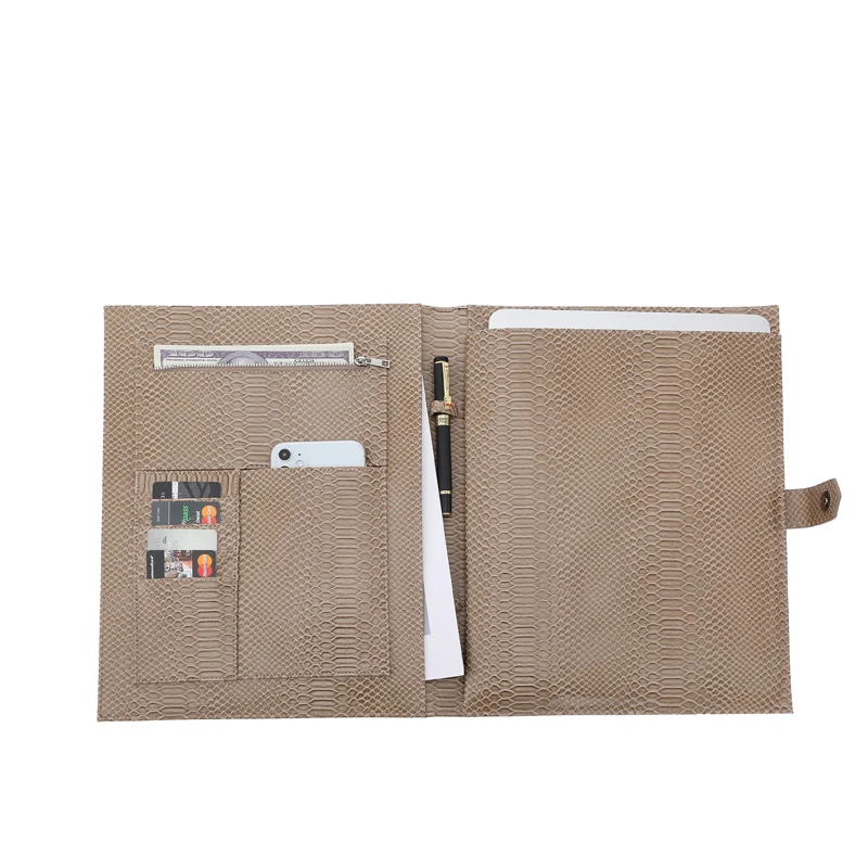 A4 Size File Folder Snake Ostrich Pattern Good Quality University Document File Bag For 13 Inches Laptop