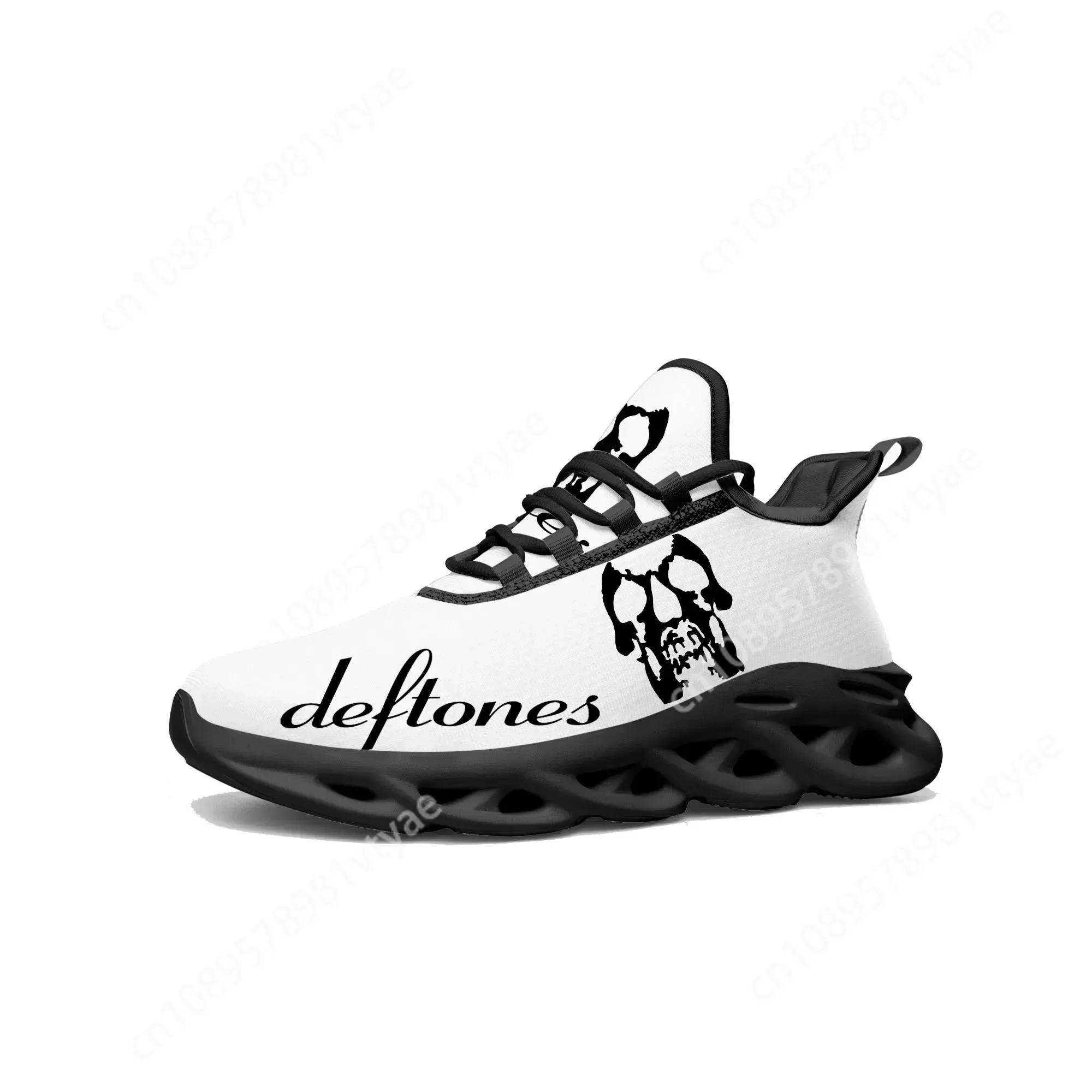 

Deftones Metal Art Rock Band Flats Sneakers Mens Womens Sports Running Shoe Sneaker Lace Up Mesh Footwear Tailor-made Shoe Black