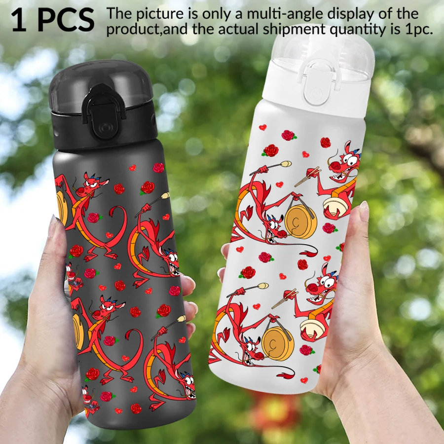 

1Pc Disney Devil/Strawberry/Motif 26oz Plastic Water Bottle Sports Cup As Birthday/Back To School Gift