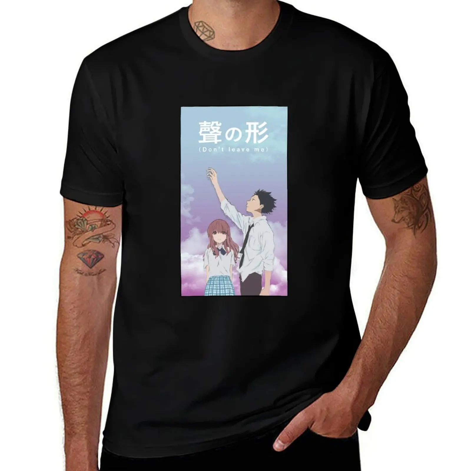 

A silent voice T-Shirt custom t-shirts topping vintage anime shirt mens cotton t shirts