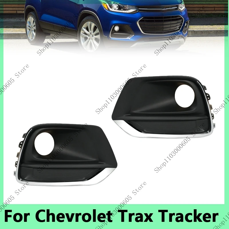 

Car Accessories For Chevrolet Trax Tracker 2017 2018 2019 Front Bumper Fog Light Cover Fog Lamp Grille With Holes