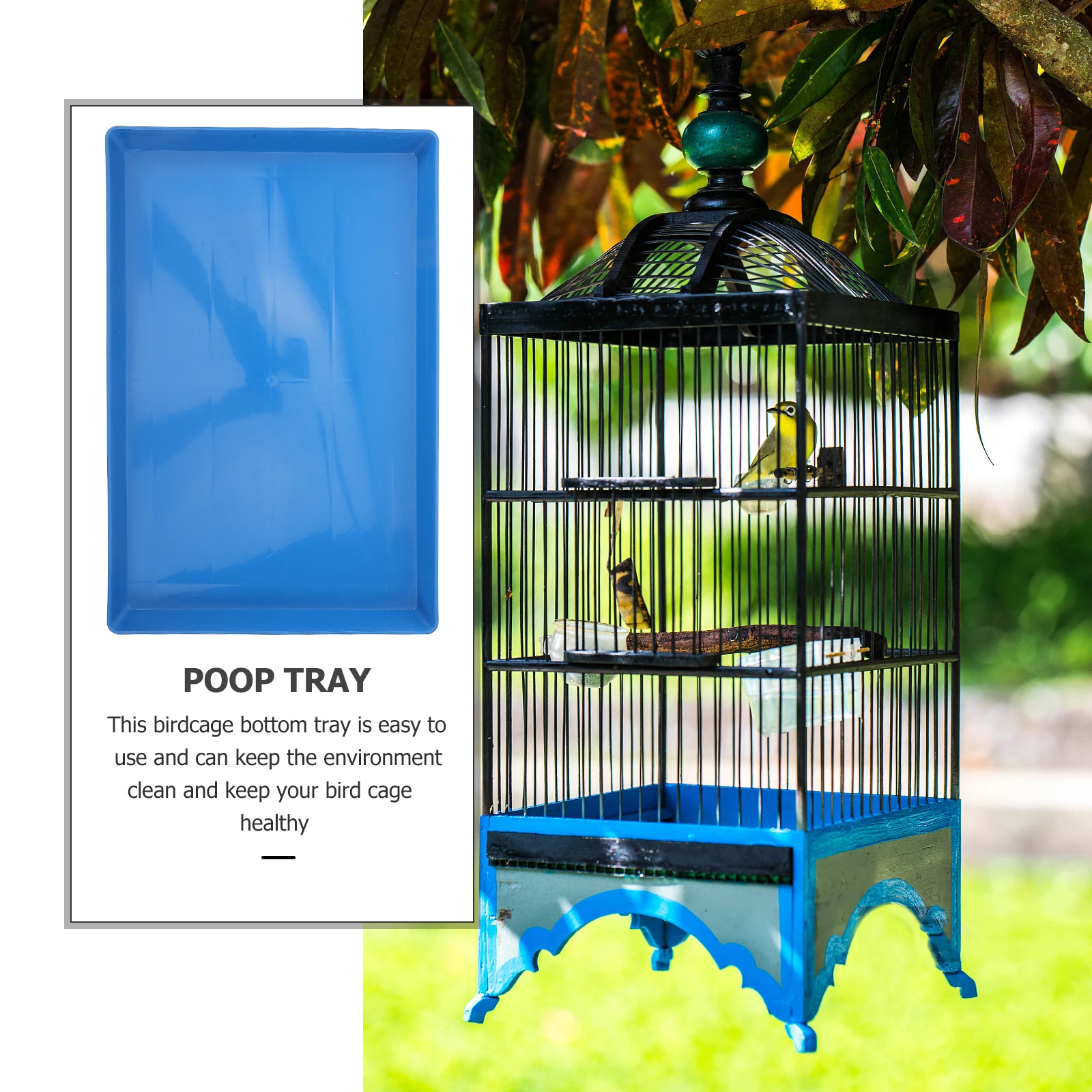 

Dog Crate Tray Replacement Plastic Pet Cage Bottom Tray Leak-Proof Easy Clean Cage Accessories For Dogs Bunnies Birds Pet