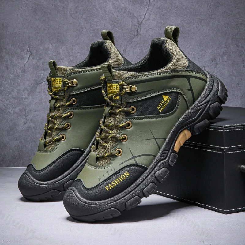 

2025 Spring New Mountaineering Shoes Versatile Non Slip Outdoor Casual Shoes Comfortable Lightweight Patchwork Fashion Sneakers