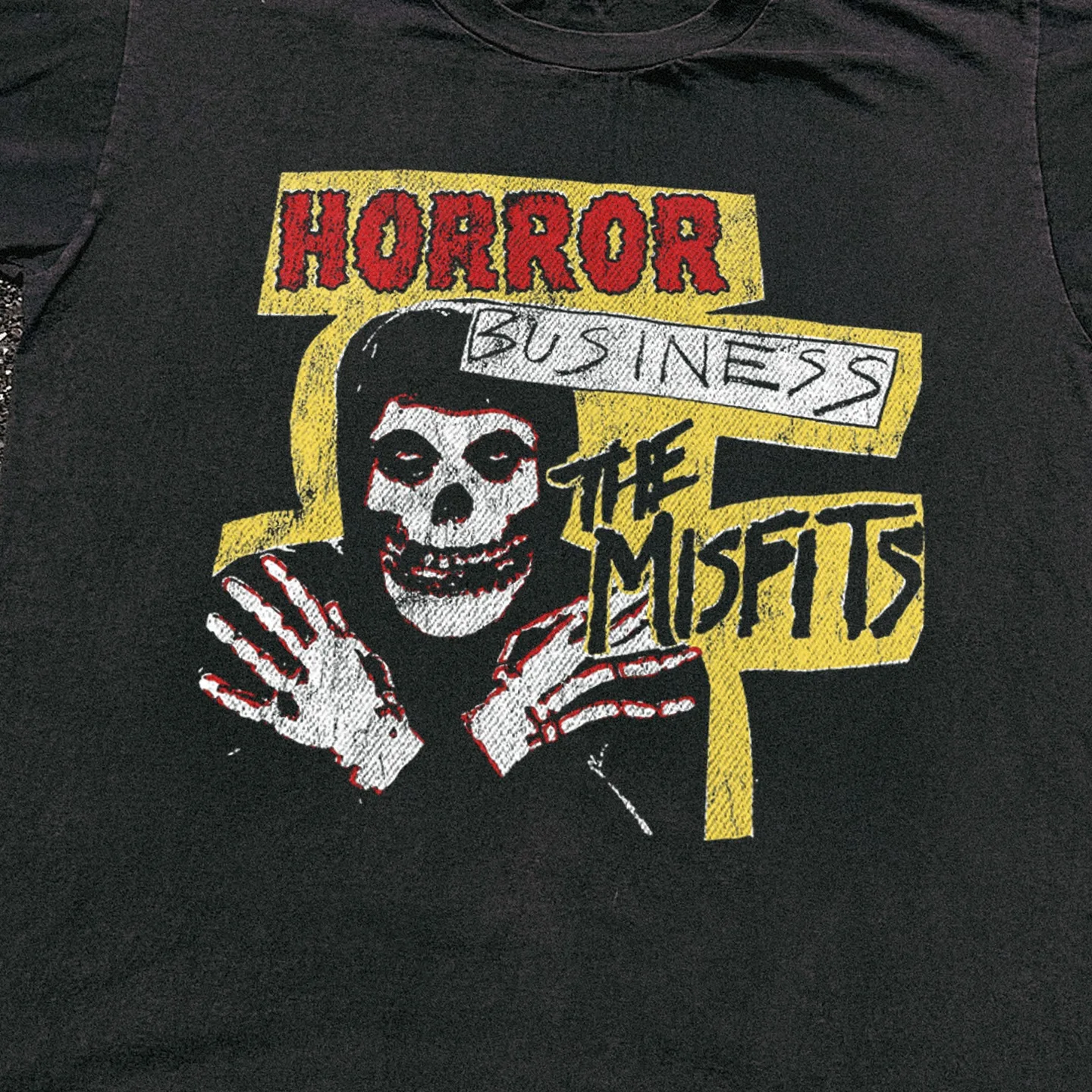 Misfits Horror Business Band Grafik T-Shirt Baumwolle Herren Damen Streetwear Tee – Detail 3