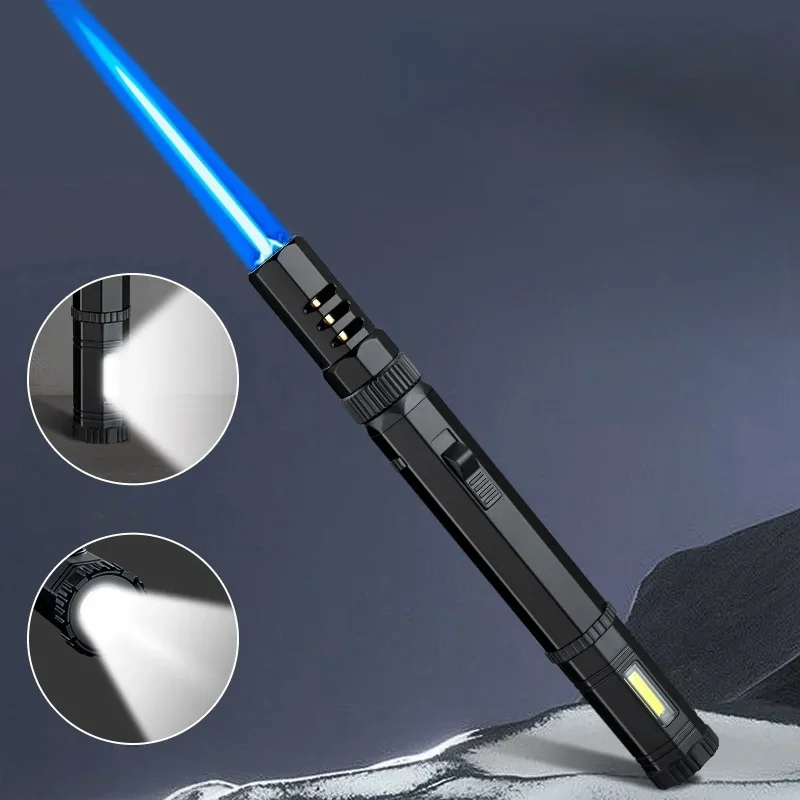 New High Temperature Welding Gun Butane Gas Torch Lighter Multi functional Detachable Lighting Outdoor Portable Cigar Lighters
