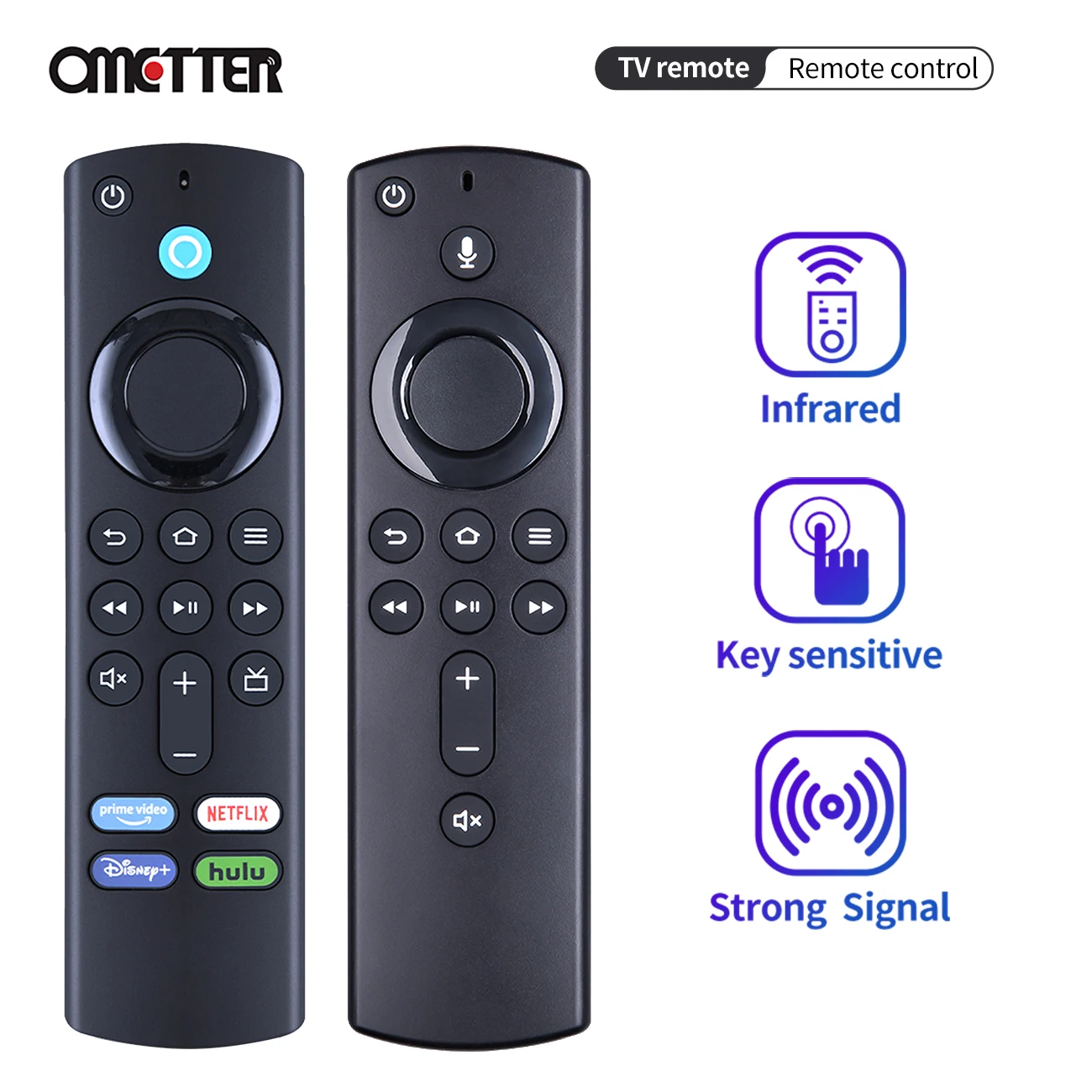 L5B83H Smart Remote Control with Bluetooth-compatible TV IR  with Voice Television Controller for Ama zon Fire TV Stick 4K