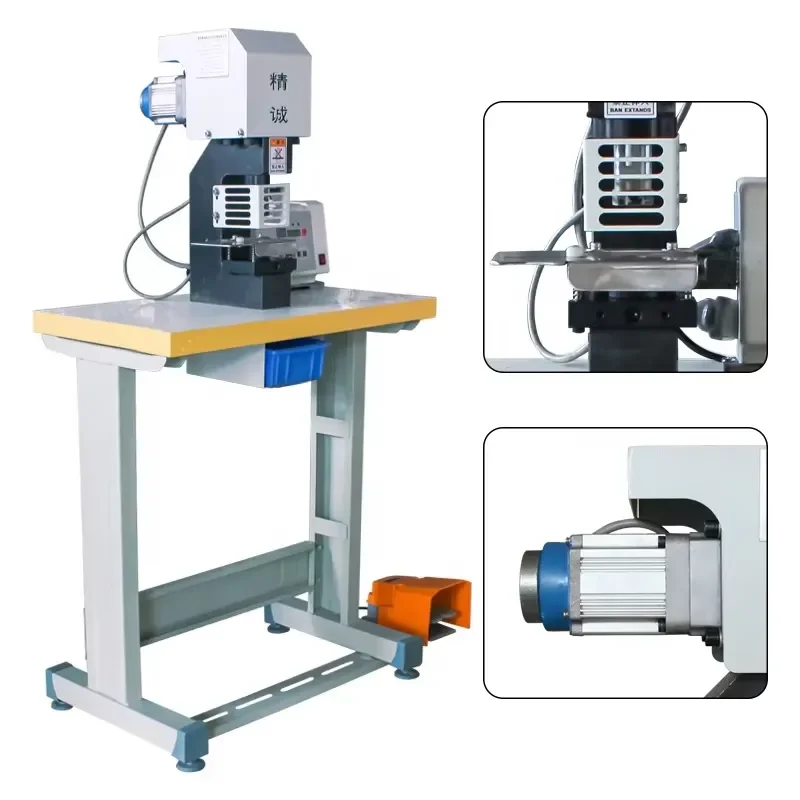 Tarpaulin Used Powerful Electric Punching Machine Grommet Eyeleting Machine