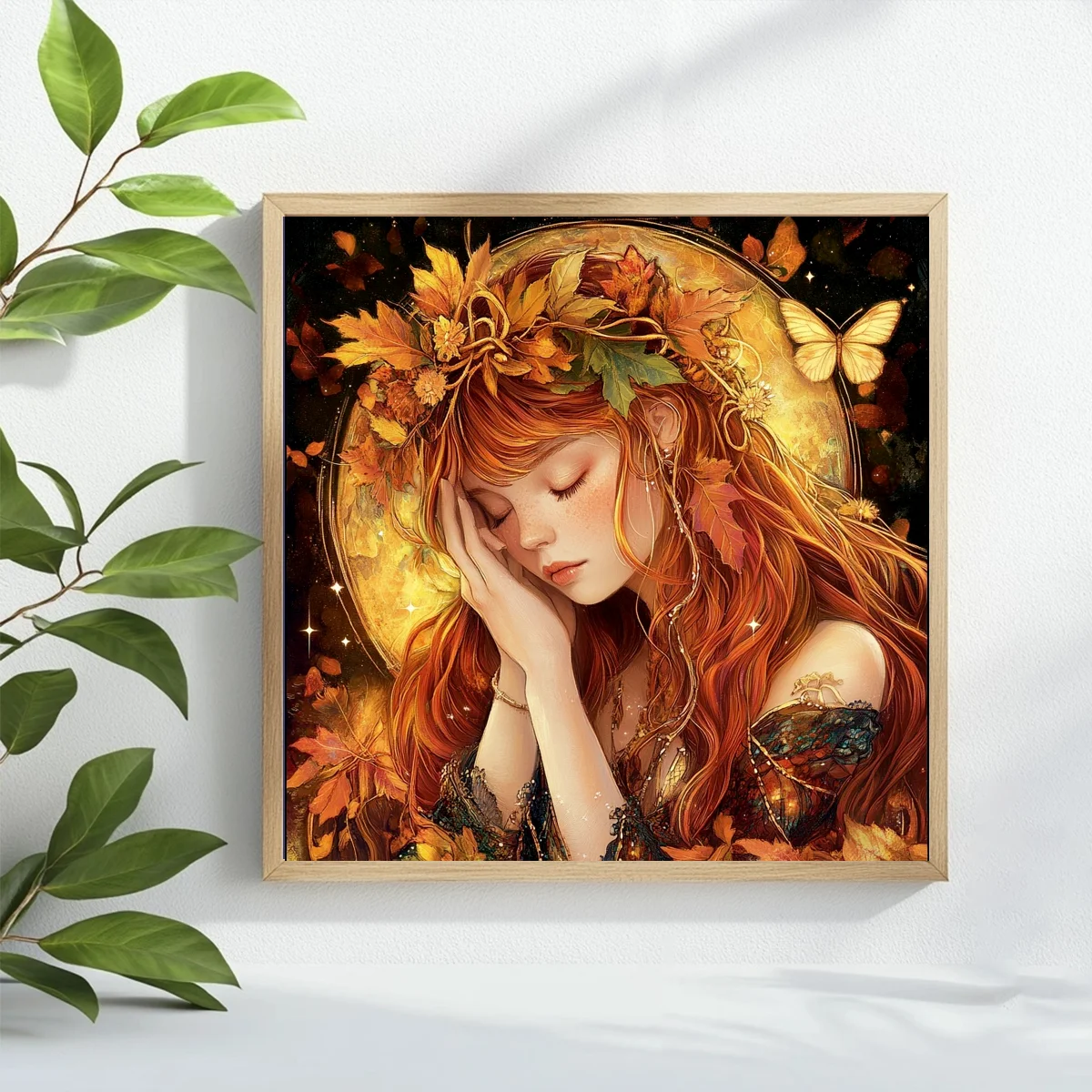 Sleeping Angel 40X40CM/15.74inch Cross Stitch Kit DIY 11CT/14CT Embroidery New Arrival Crafting Supplies for Gift